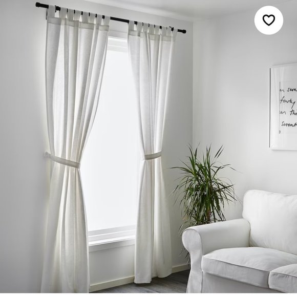 IKEA Lenda Curtains 55 x 98 - Picture 1 of 2